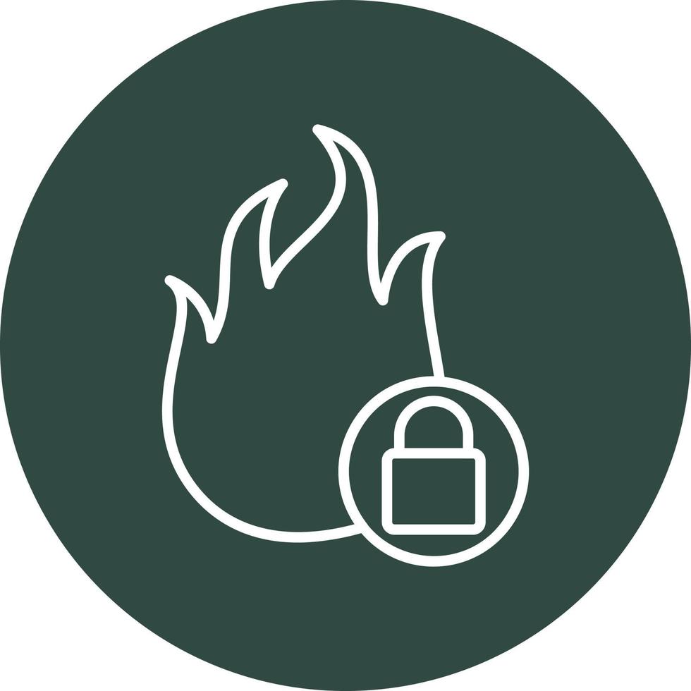 firewall vector pictogram