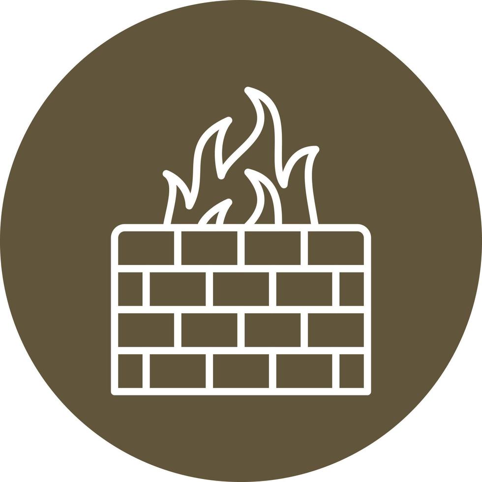 firewall vector pictogram