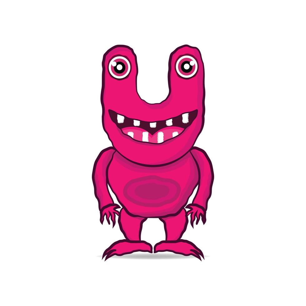 schattig monsters ontwerp mascotte kawaii vector