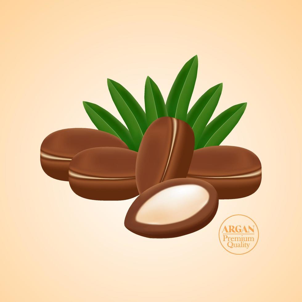 argan extract voor haar- Product vector illustratie vector