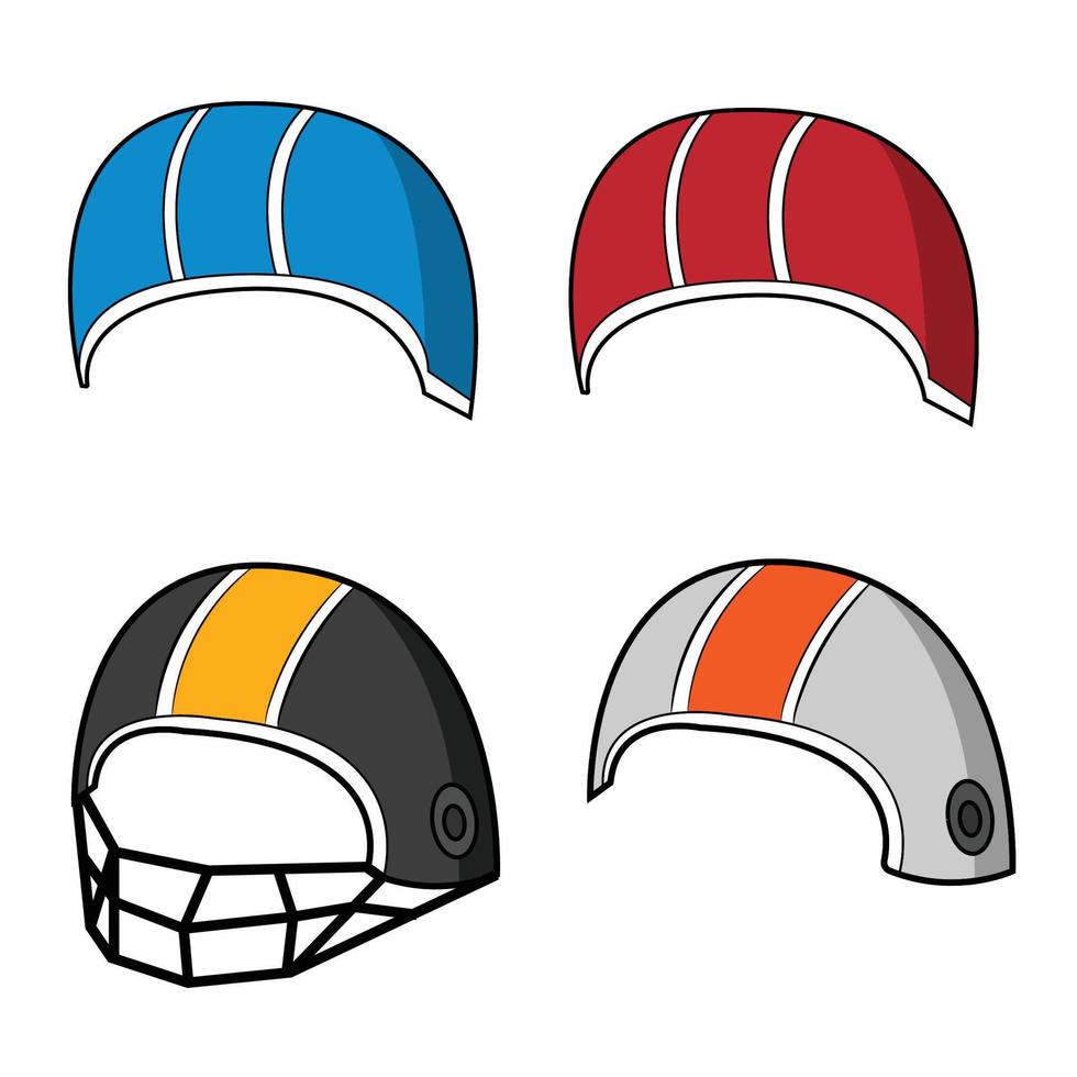 rugby helm Amerikaans Amerikaans voetbal sport vector