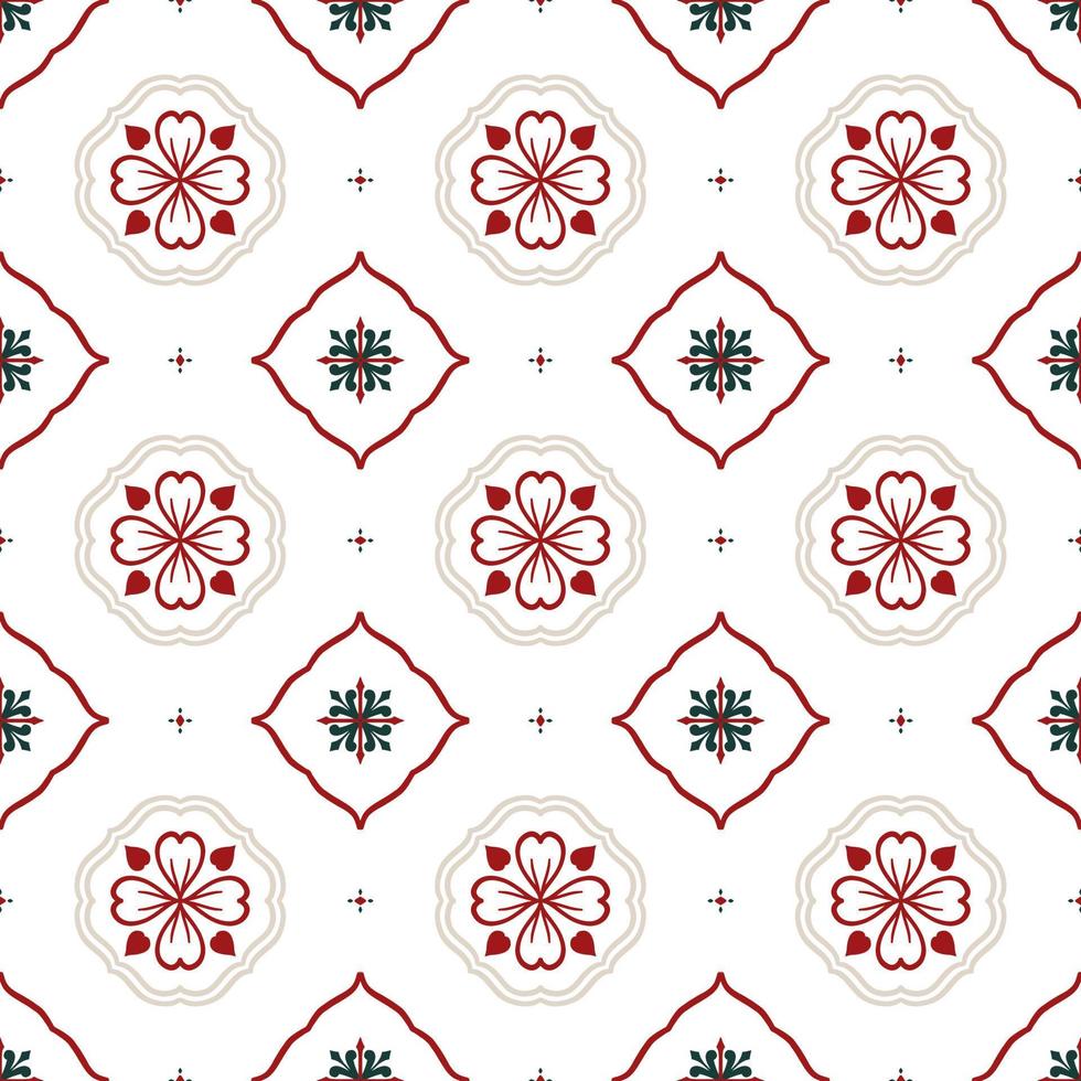 naadloos patroon decoratief, bloem patroon in wijnoogst mandala stijl voor tatoeages, stoffen of decoraties en meer vector