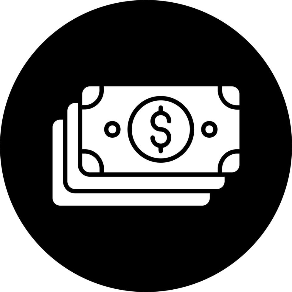 contant geld vector pictogram