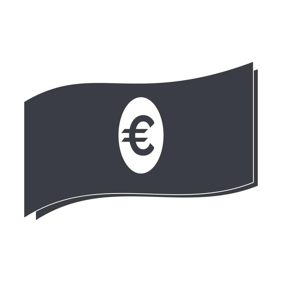 euro valuta icoon vector