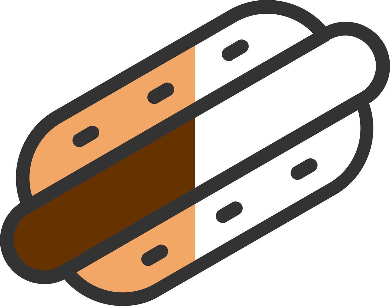 hotdog vector icoon ontwerp