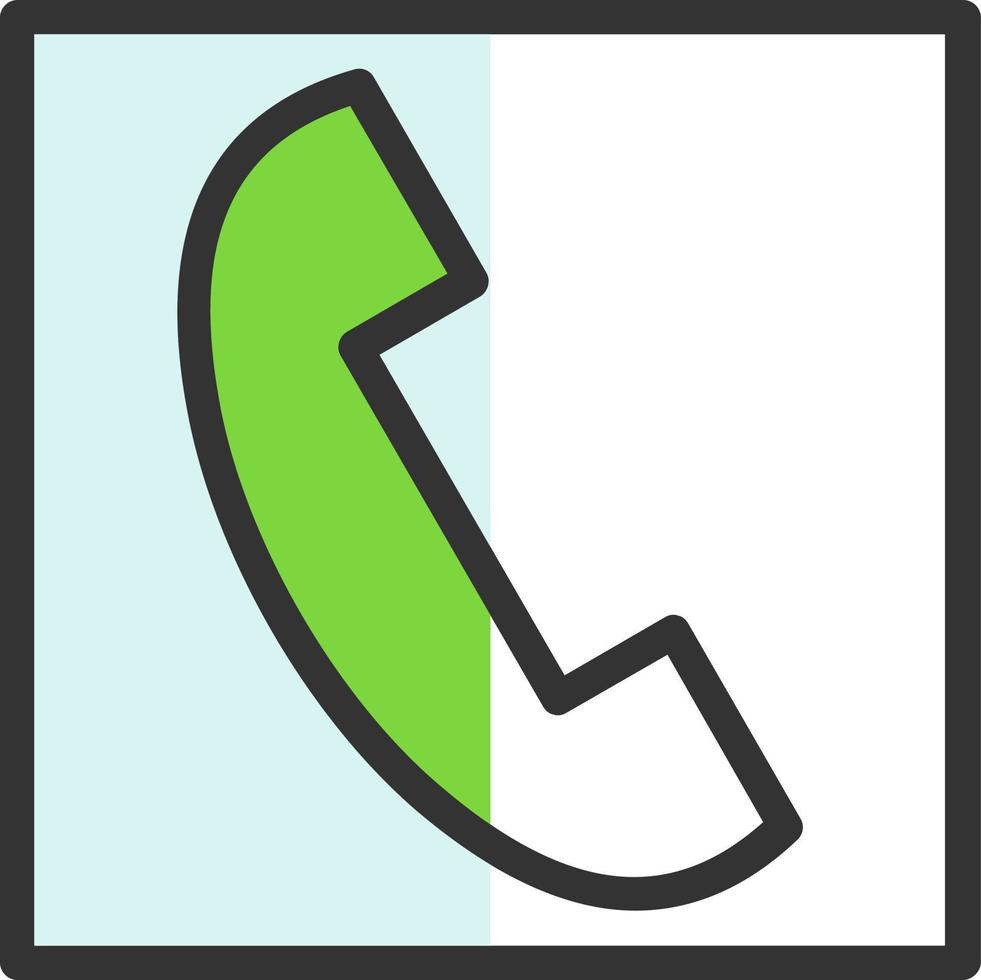 telefoon plein vector icoon ontwerp