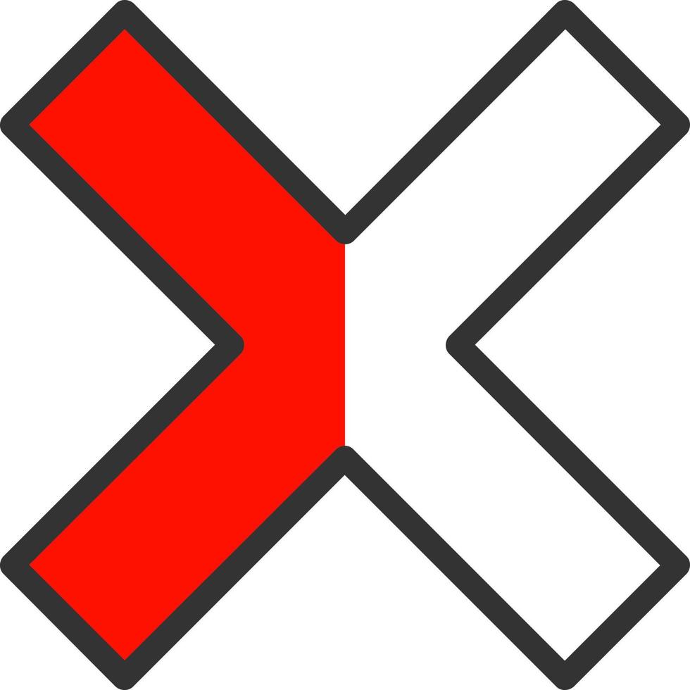 kruis vector icoon ontwerp