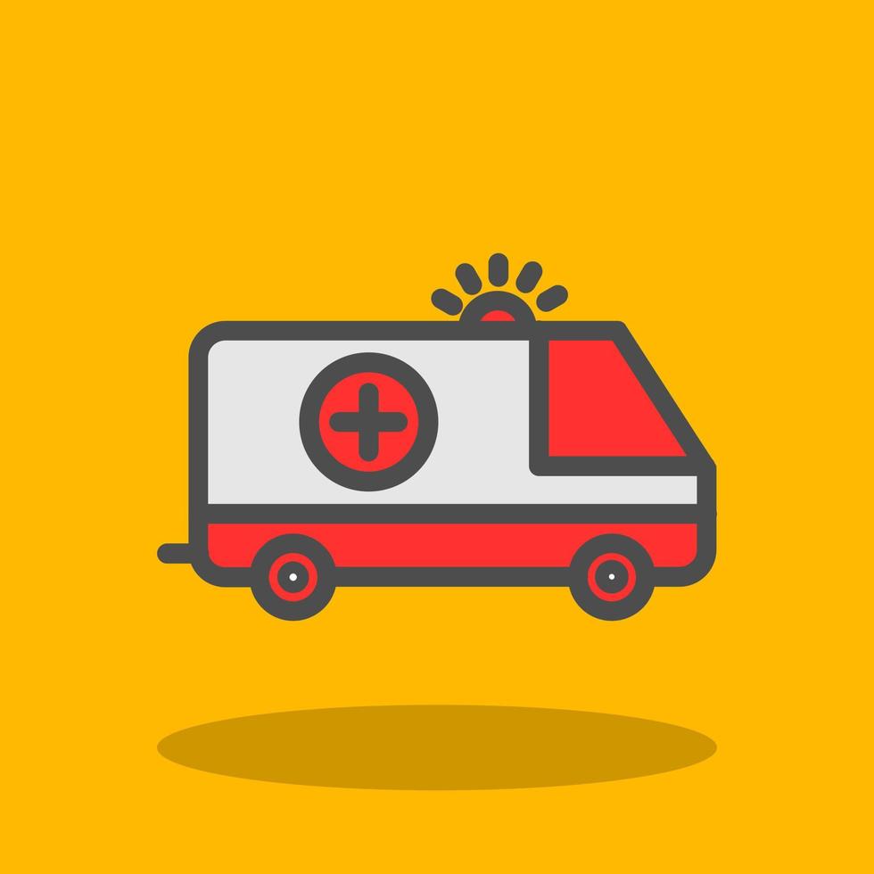 ambulance vector icoon ontwerp