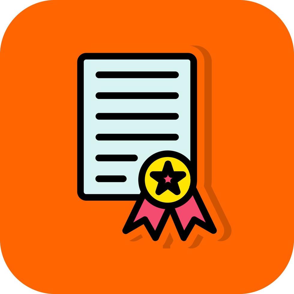 certificaat vector icoon ontwerp