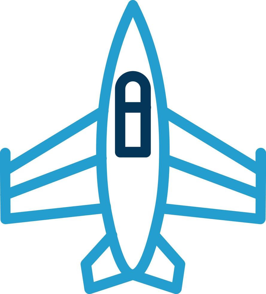 vechter Jet vector icoon ontwerp