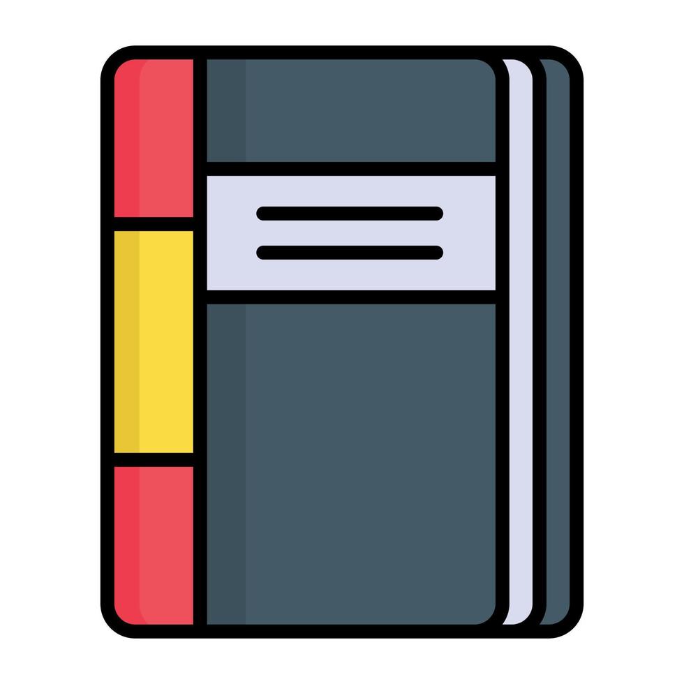grijp deze mooi icoon van dagboek in modern stijl, gemakkelijk naar gebruik vector