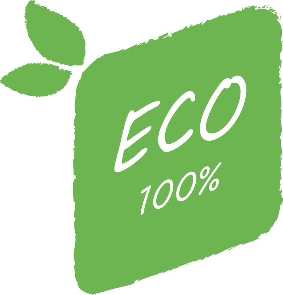 eco vriendelijk, vector illustratie. eco vriendelijk