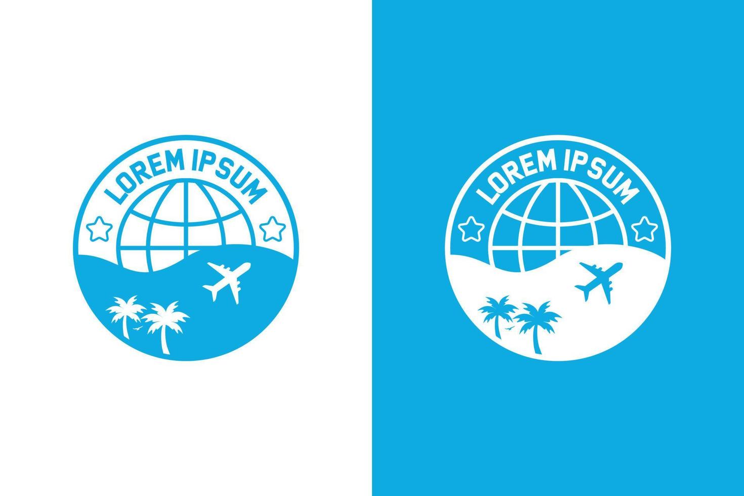 vervoer reizen agentschap vakantie, vakantie toerist bedrijf logo ontwerp vector