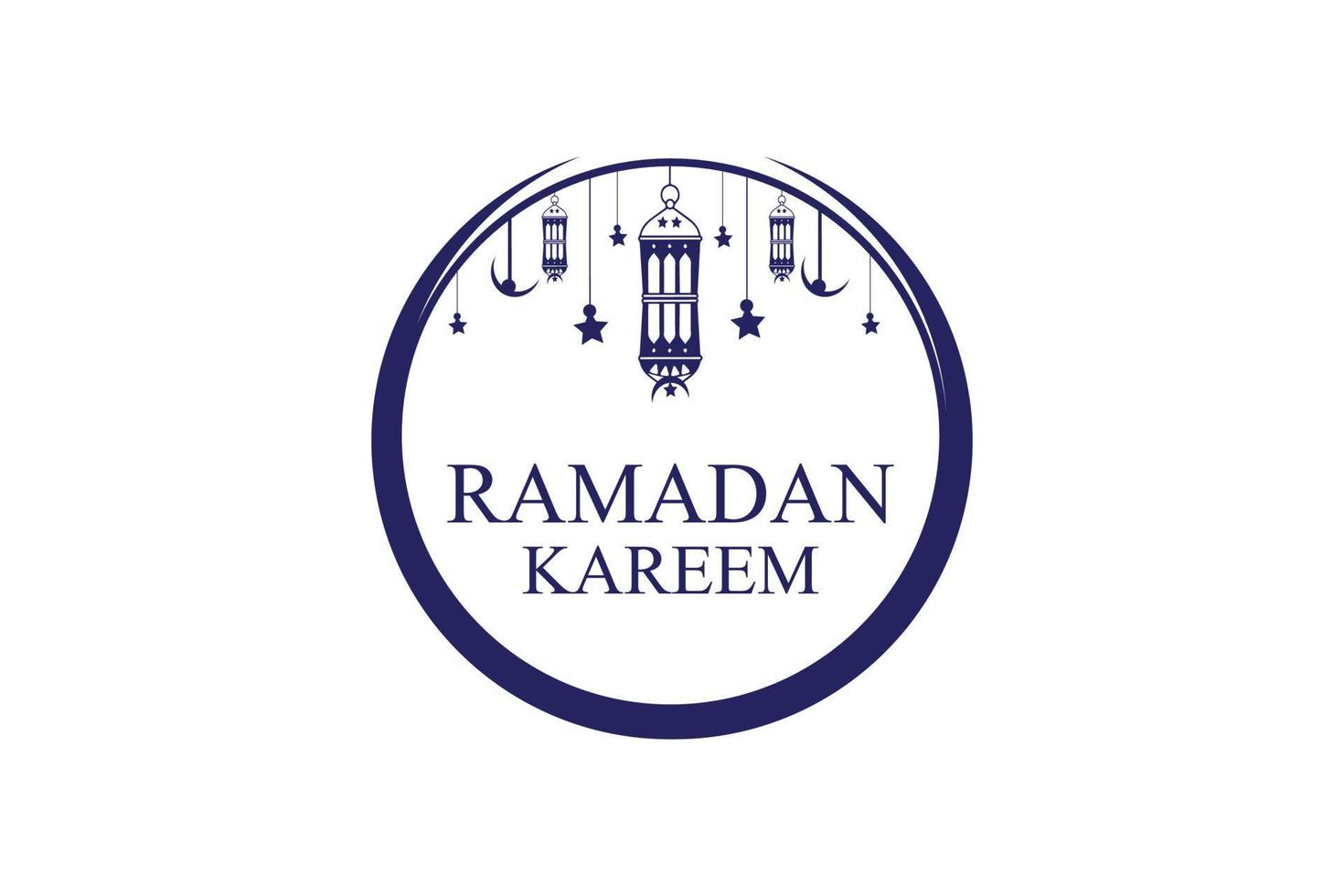 Ramadan kareem ontwerp. Ramadan logo. Arabisch logo sjabloon. Islamitisch logo ontwerp. eid mubarak vector