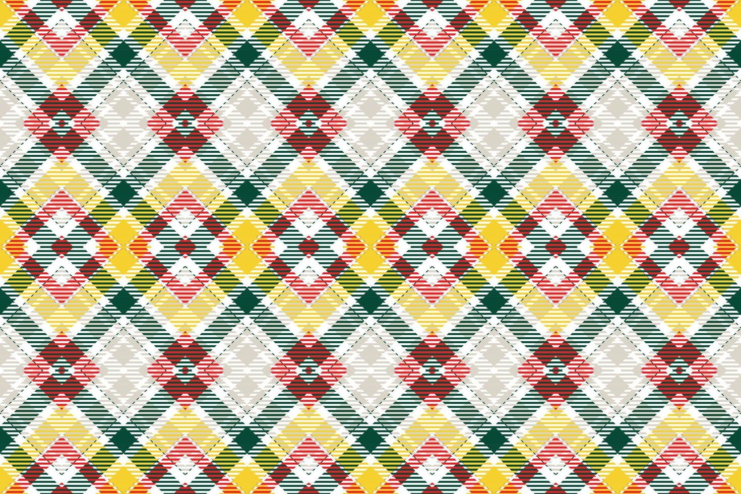 geruit vector plaid patroon naadloos is een gevormde kleding bestaande van kris gekruist, horizontaal en verticaal bands in meerdere kleuren.plaid naadloos voor sjaal, pyjama, deken, dekbed, kilt groot