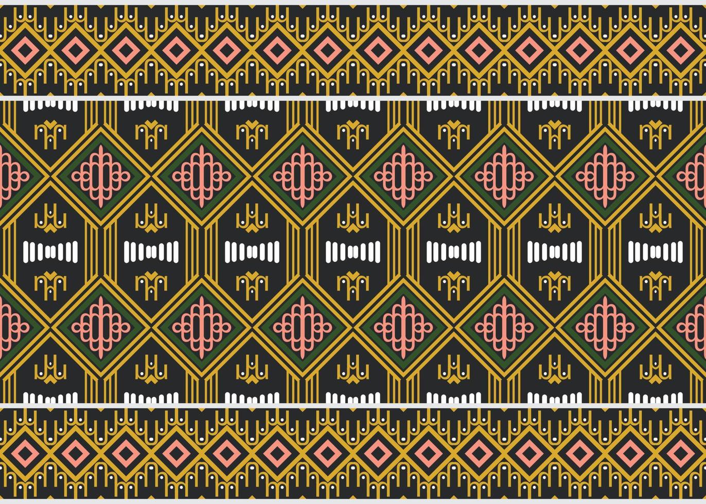 etnisch afdrukken tribal aztec meetkundig traditioneel etnisch oosters ontwerp voor de achtergrond. volk borduurwerk, Indisch, scandinavisch, zigeuner, Mexicaans, Afrikaanse tapijt, tapijt. vector