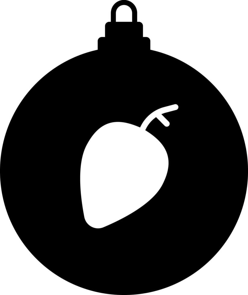 Kerstmis bal icoon. vector icoon