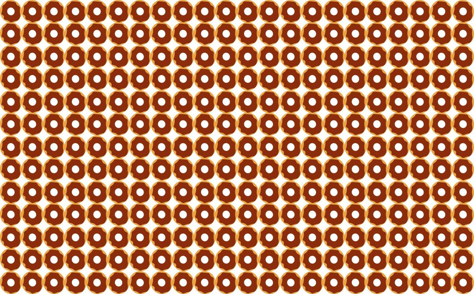 chocola donuts patroon vector achtergrond.