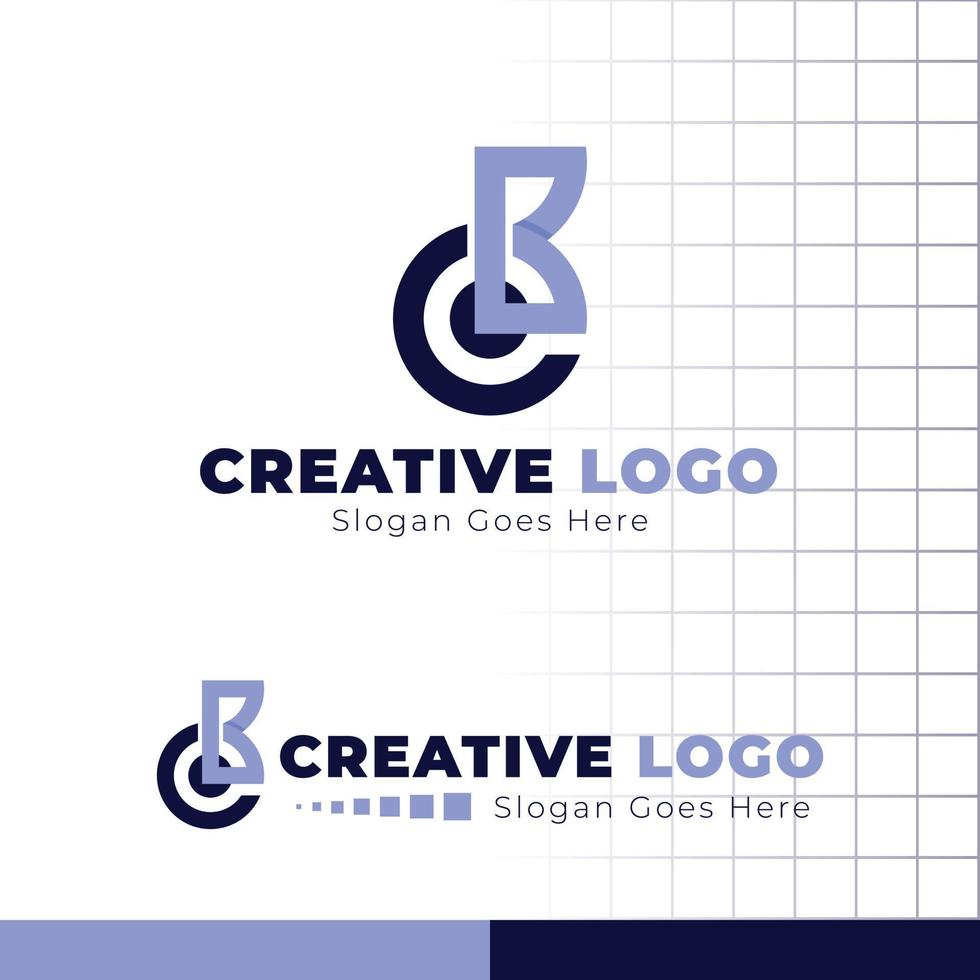 brief b doelwit creatief logo.eps vector