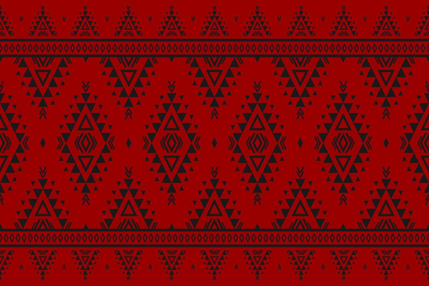 tapijt etnisch aztec patroon kunst. meetkundig etnisch rood naadloos patroon in stam. Mexicaans stijl. vector