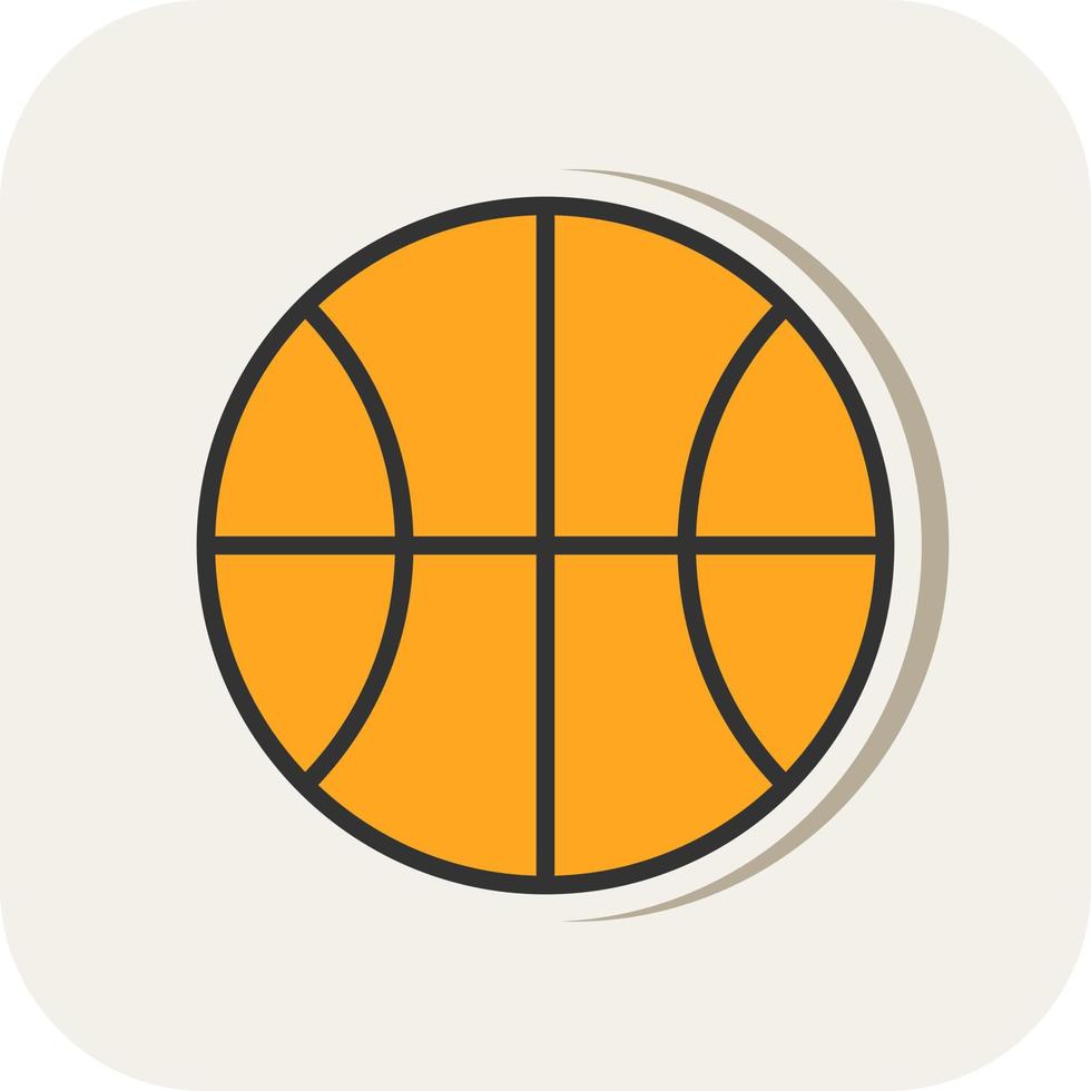 basketbal vector icoon ontwerp