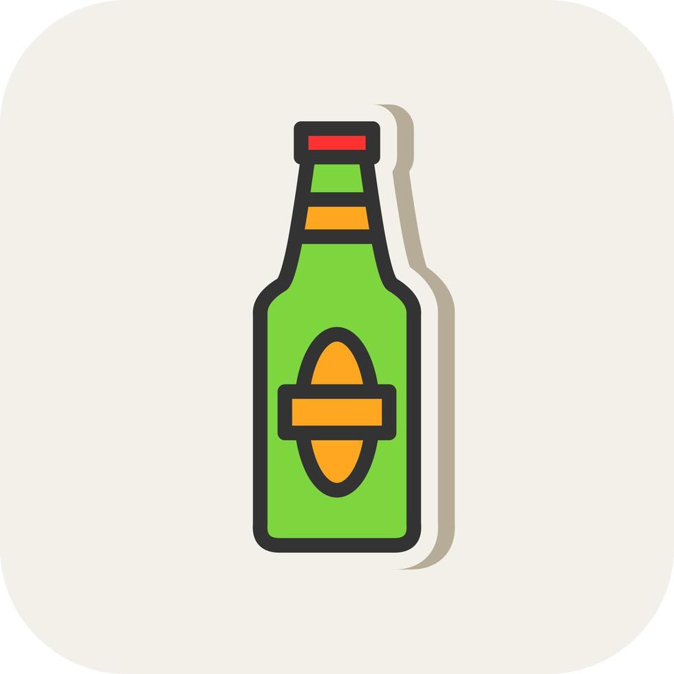 bier fles vector icoon ontwerp