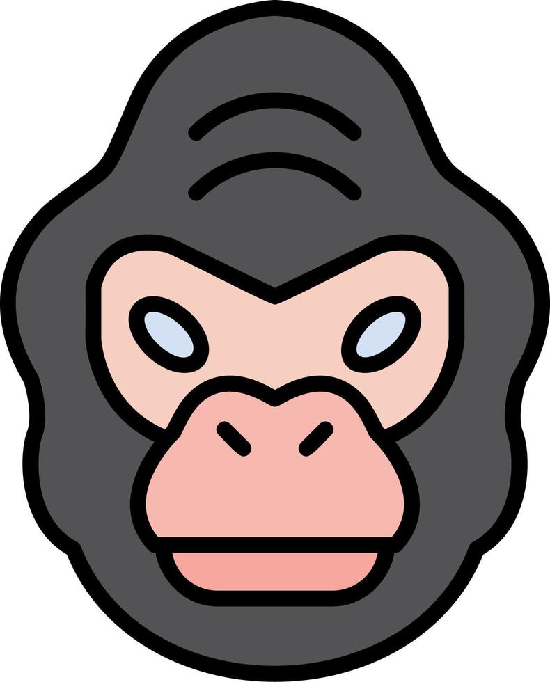 gorilla vector icoon