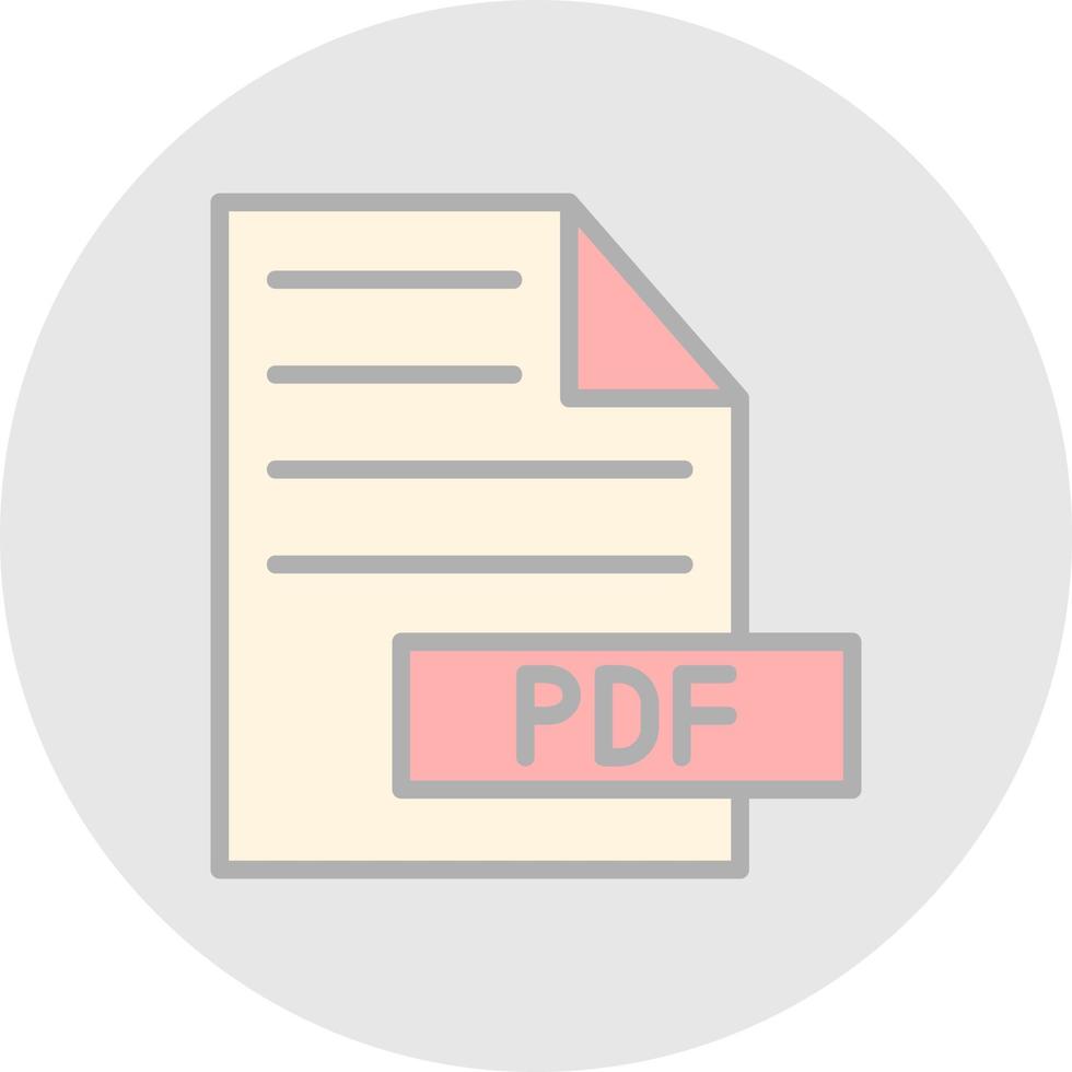 pdf vector icoon ontwerp