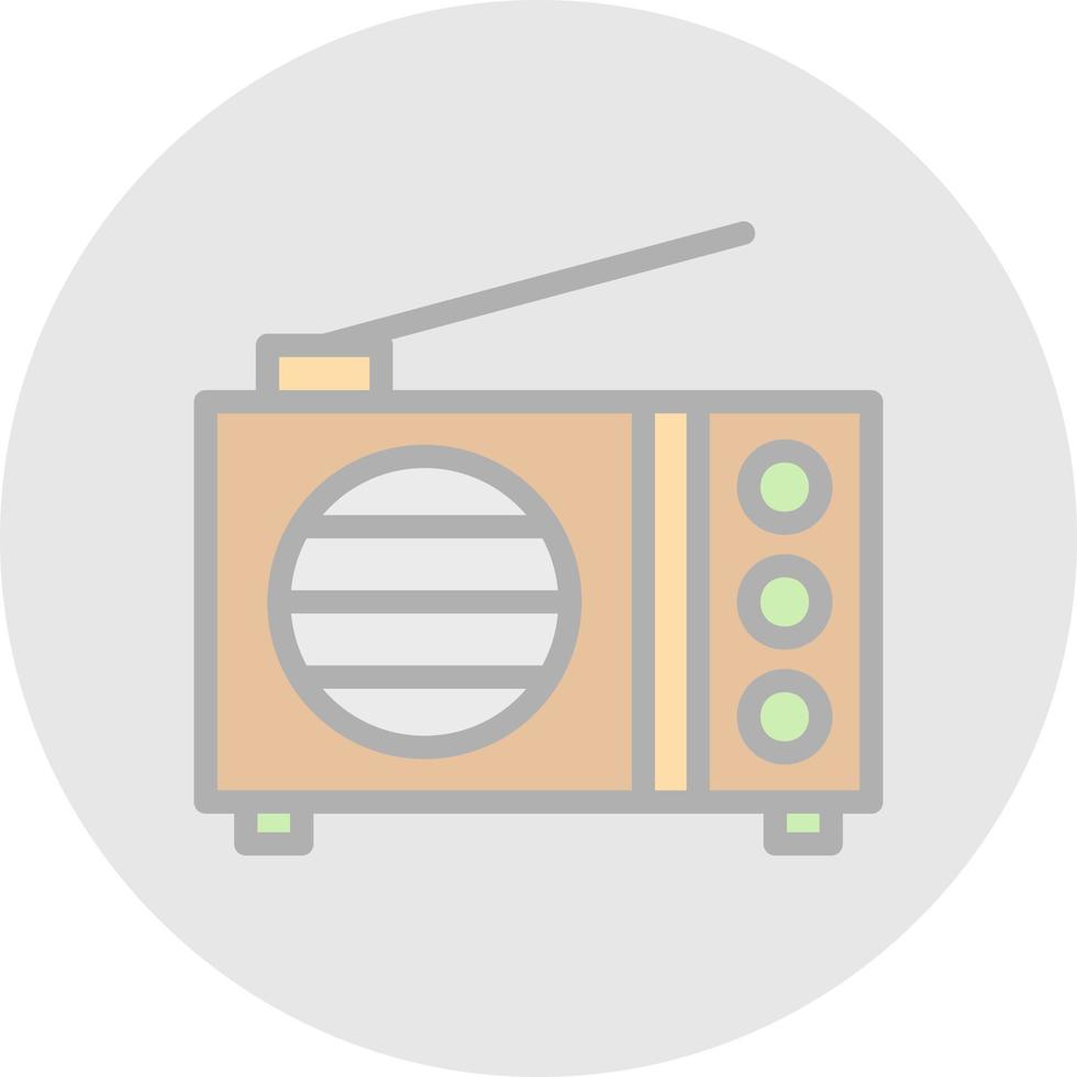 radio vector icoon ontwerp