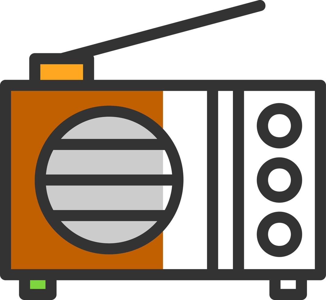 radio vector icoon ontwerp