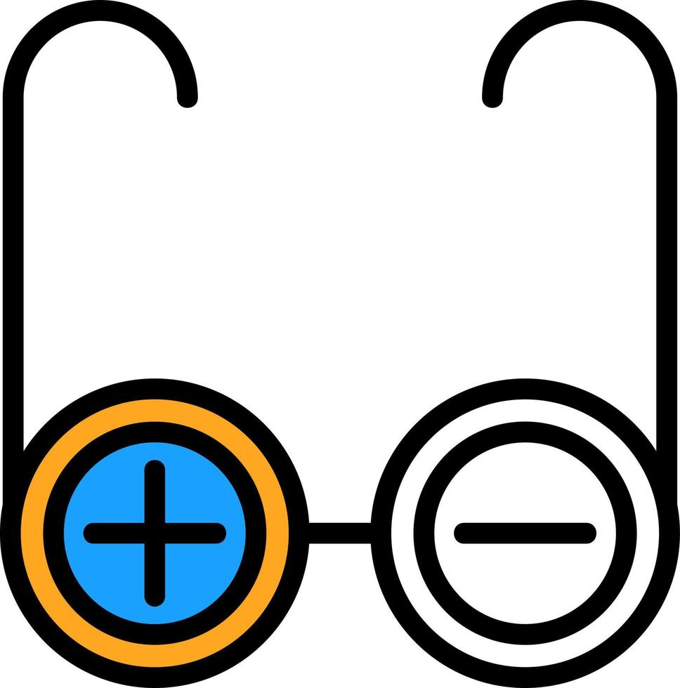 voorschrift bril vector icoon ontwerp
