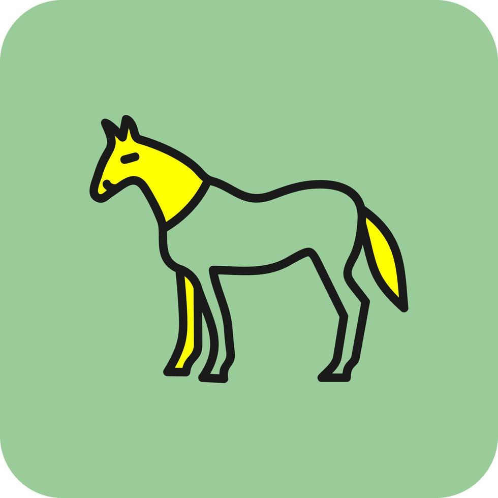 paard vector icoon ontwerp