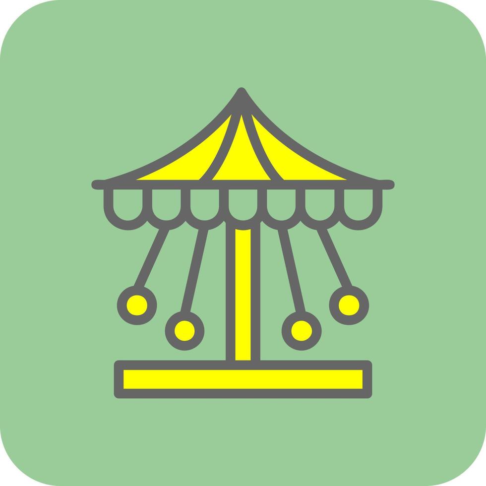 carrousel vector icoon ontwerp