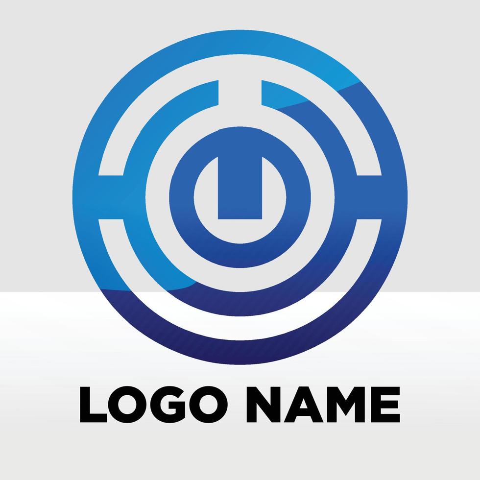 cirkel labirin logo bedrijf vector
