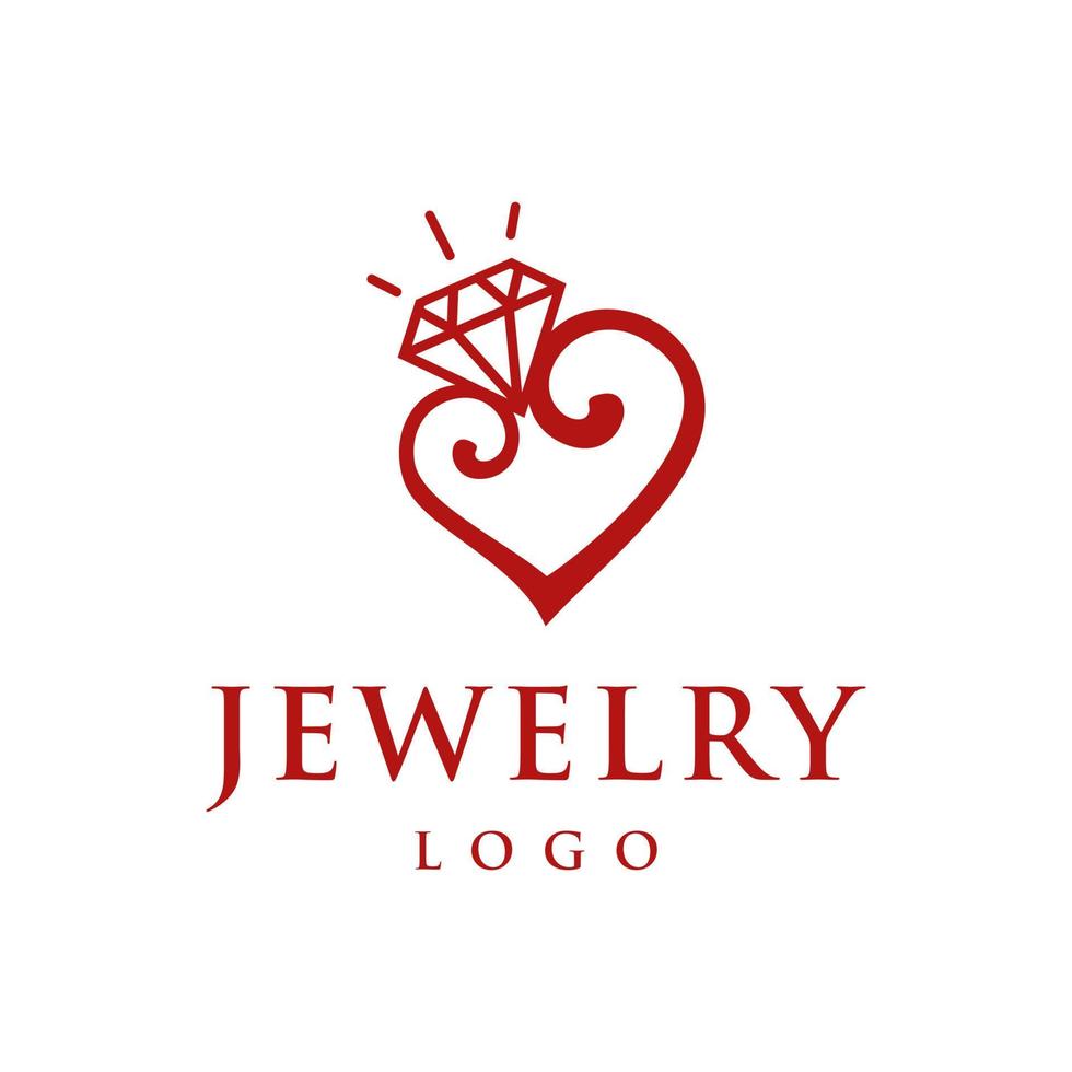 sieraden logo ontwerp vector sjabloon