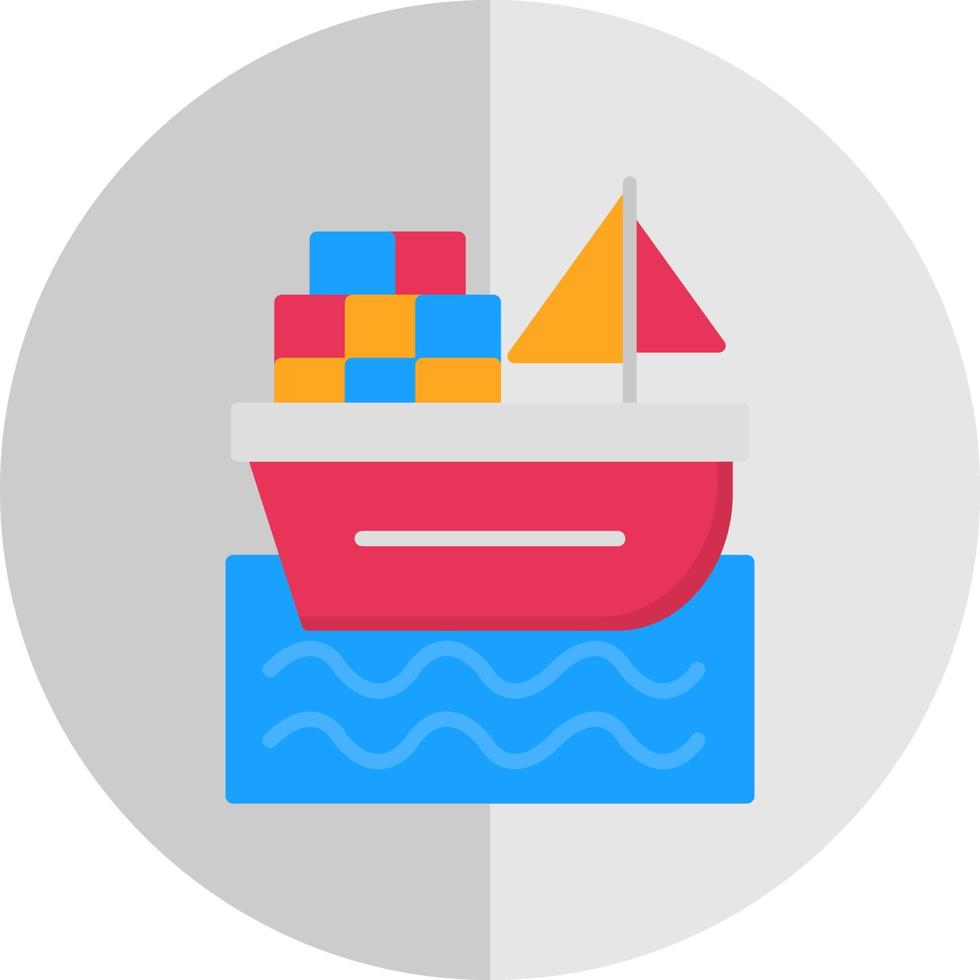 lading boot vector icoon ontwerp