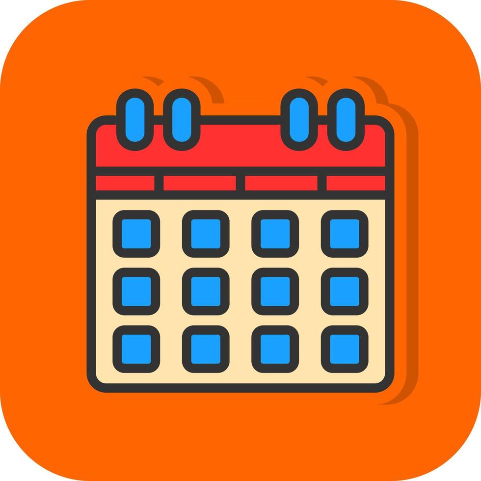 kalender vector icoon ontwerp