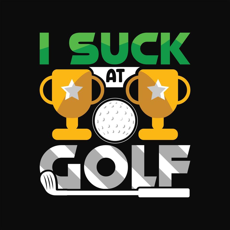 golf t-shirt ontwerp vector