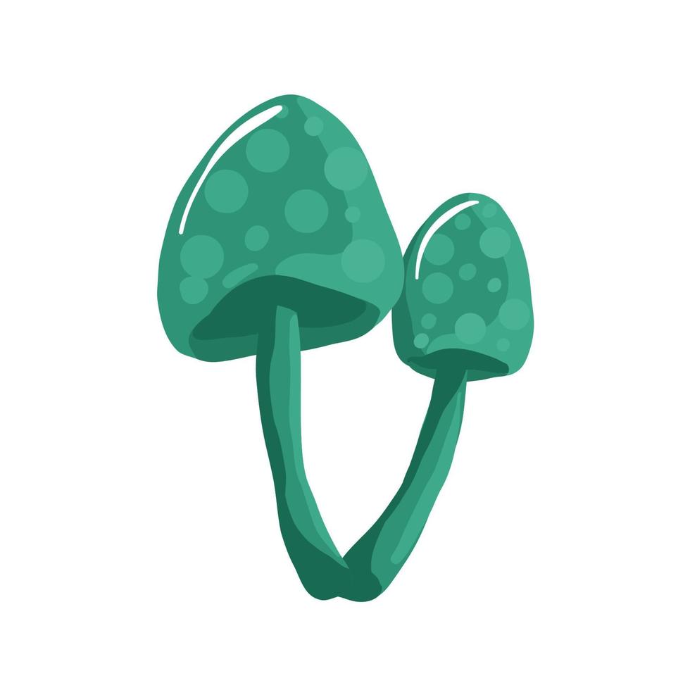 champignons in de hand- tekening stijl. psychedelisch abstract paddestoelen, hippie stijl. vector illustratie geïsoleerd Aan een wit achtergrond.