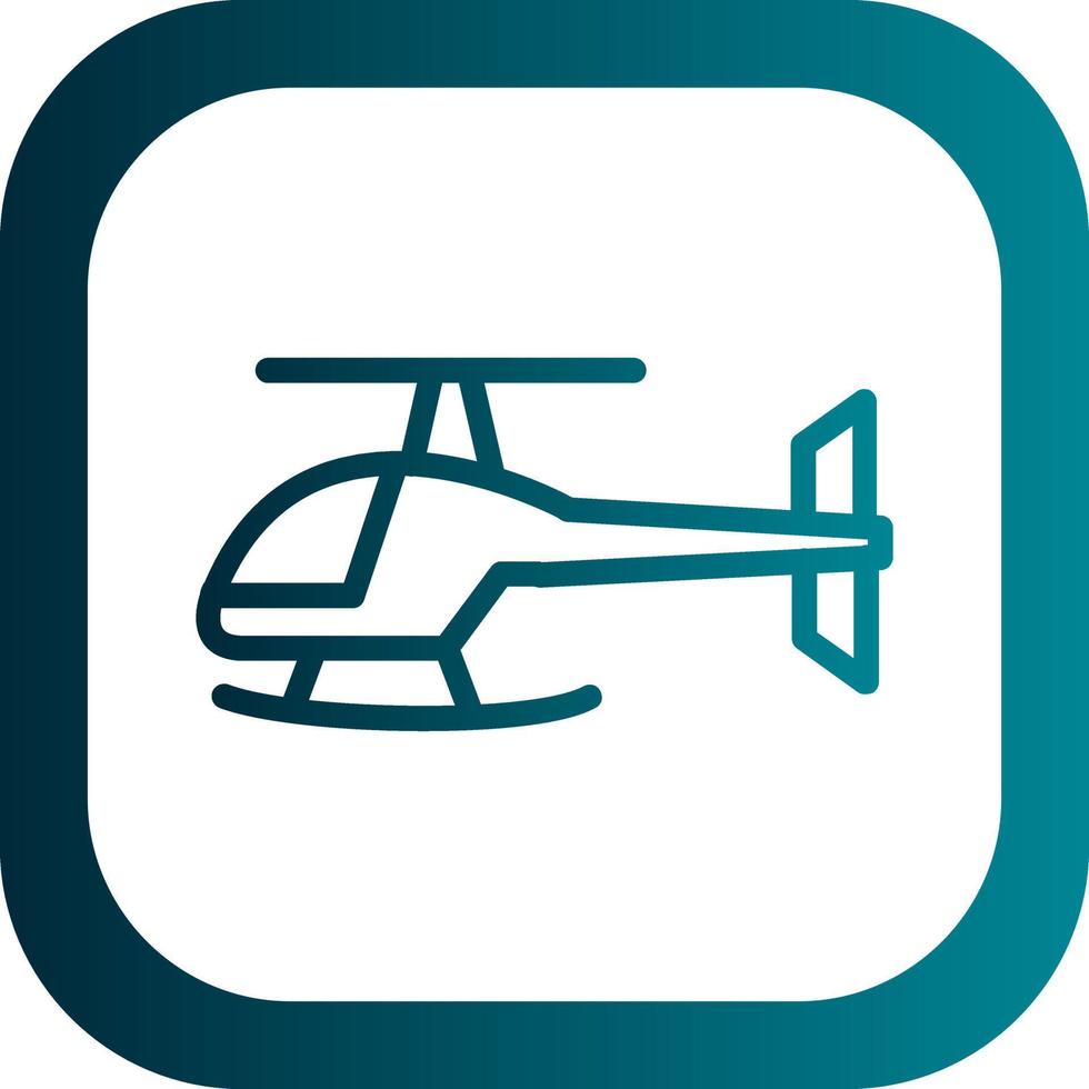 helikopter vector icoon ontwerp