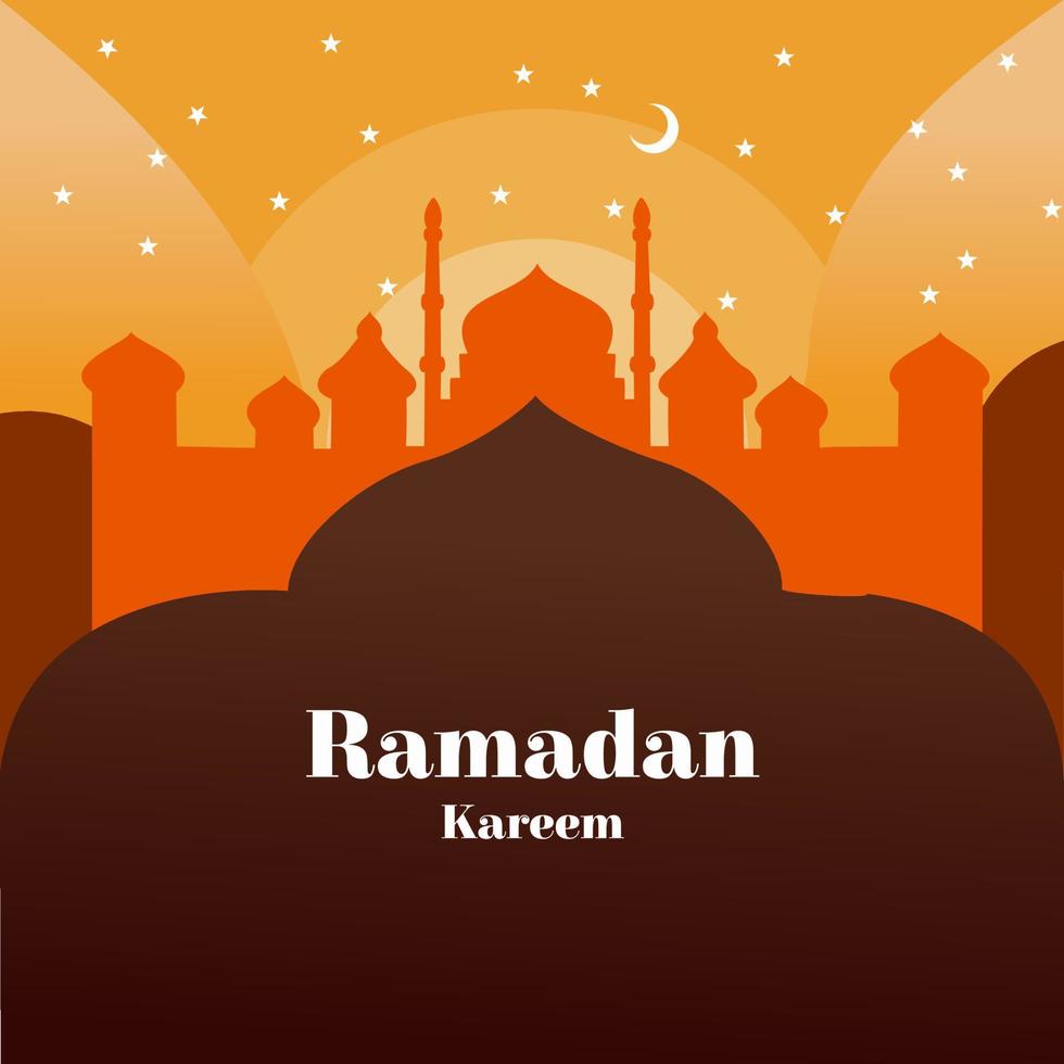 Ramadan kareem banier ontwerp, eid mubarak poster, vector