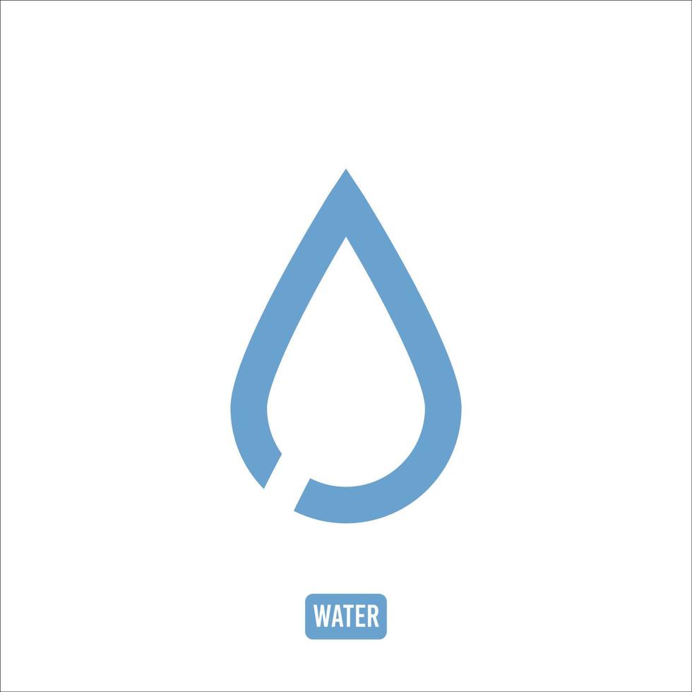 water icoon logo vector