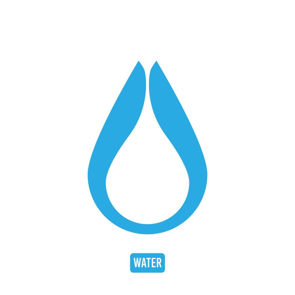 water icoon logo vector