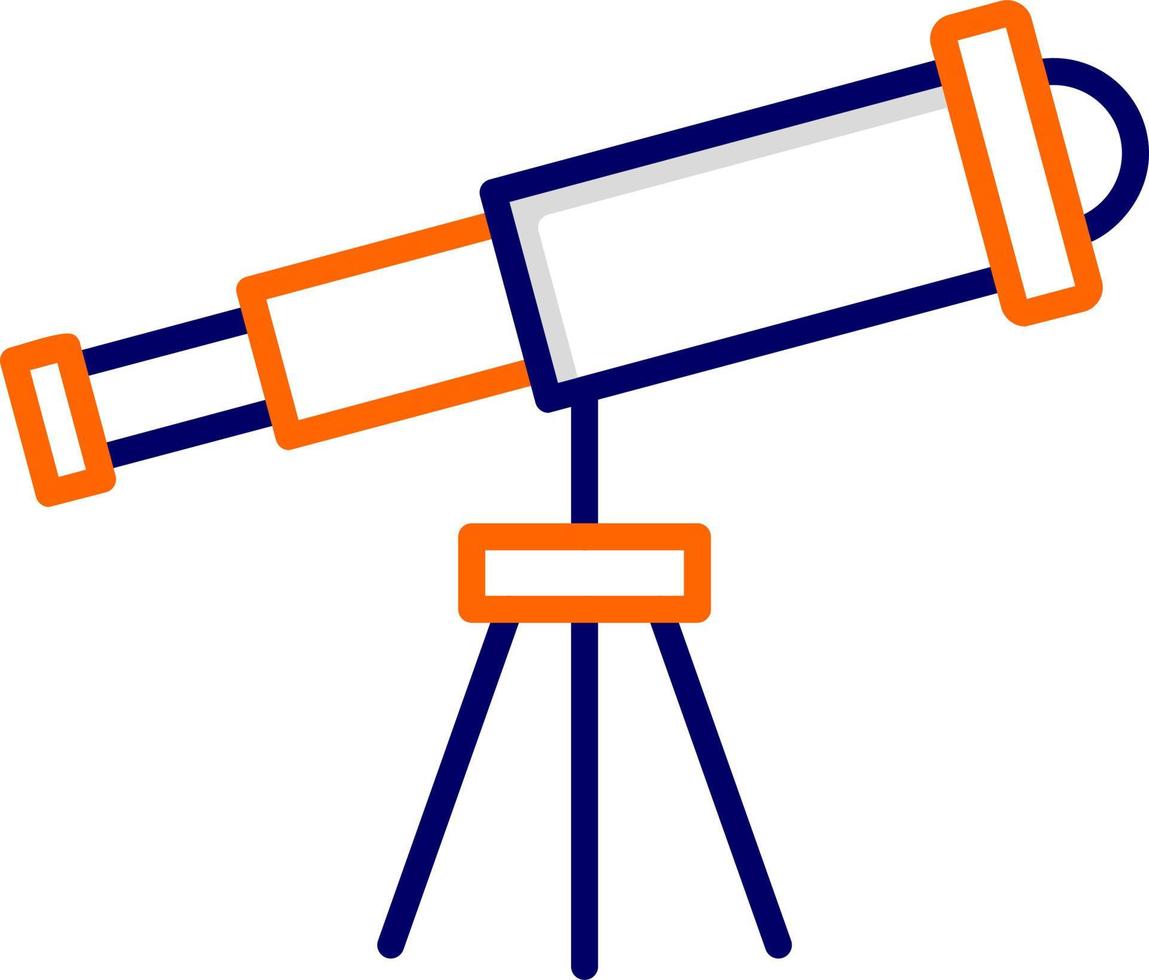 telescoop vector pictogram