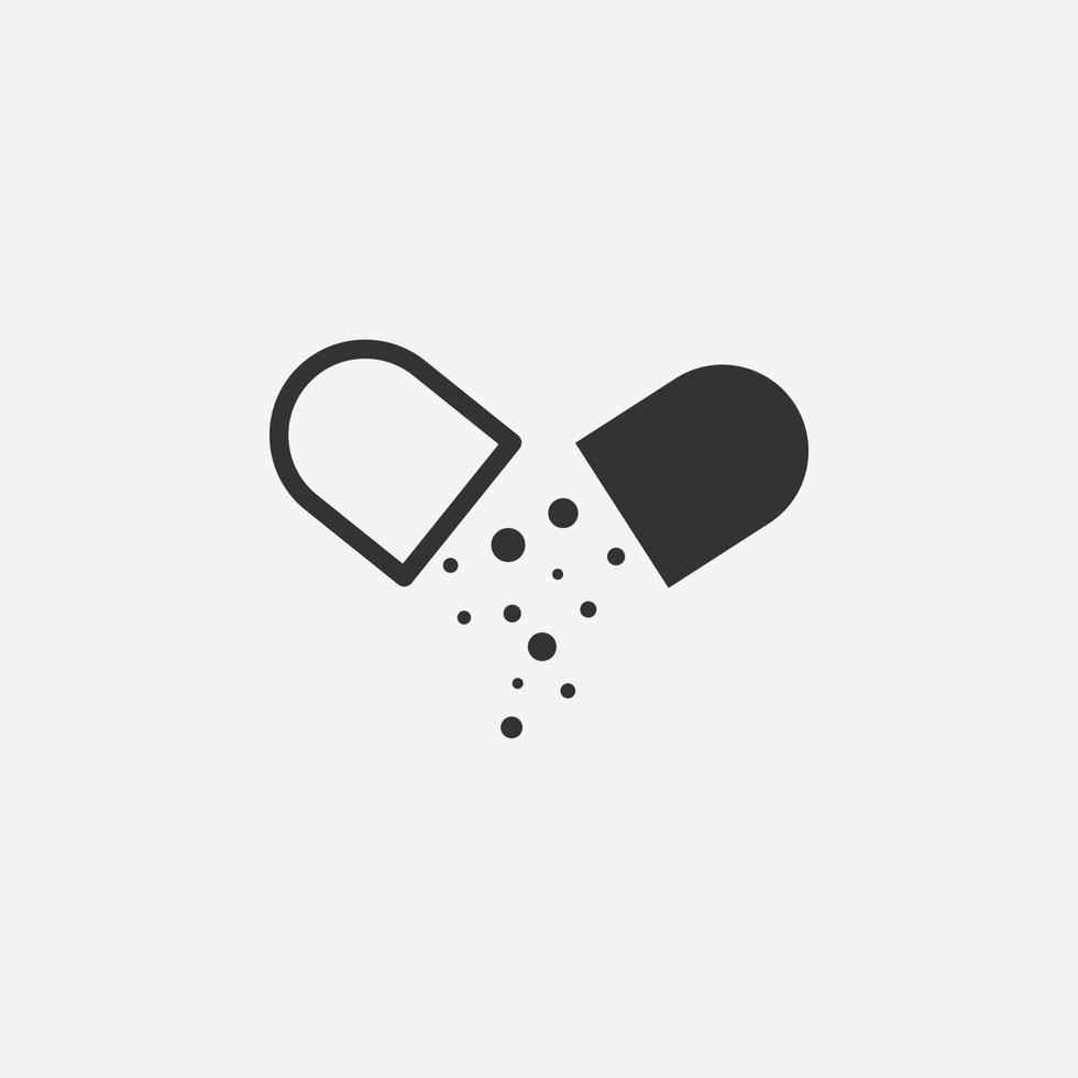 geneeskunde, apotheek, gezondheid, zorg vector pictogram voor grafisch en websiteontwerp