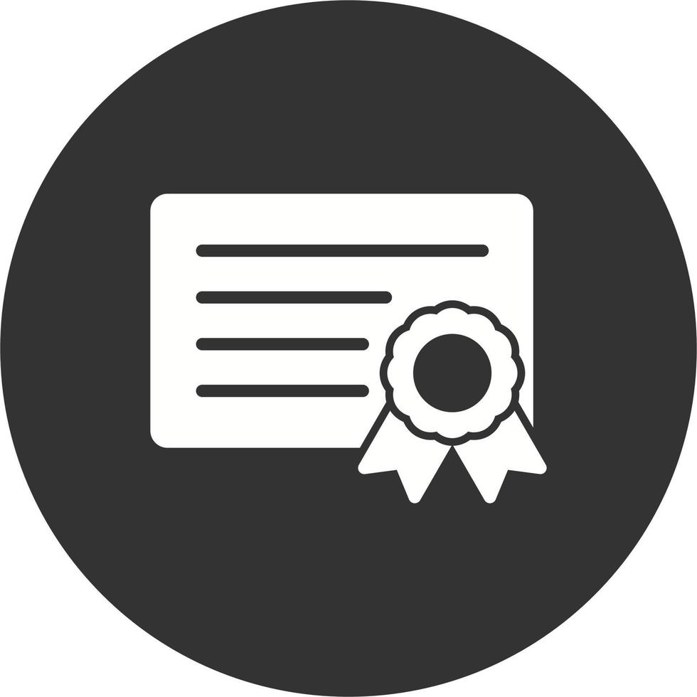 certificaat vector pictogram