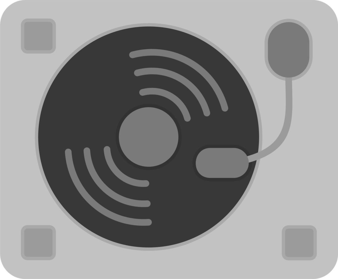 draaitafel vector pictogram