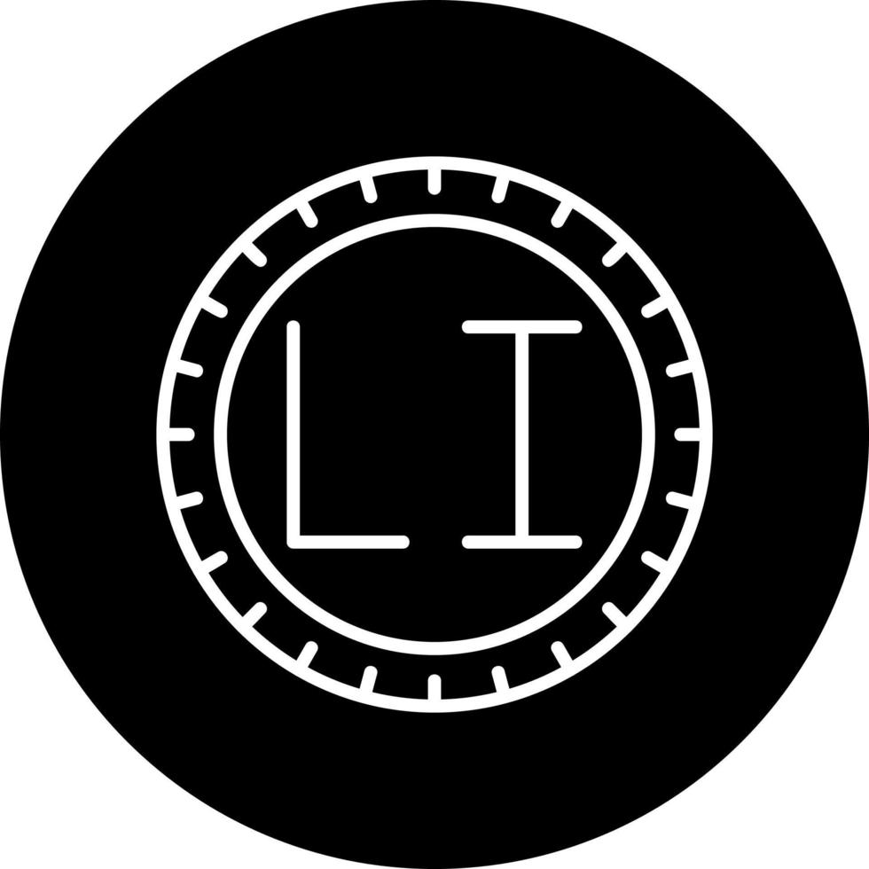 Liechtenstein wijzerplaat code vector icoon