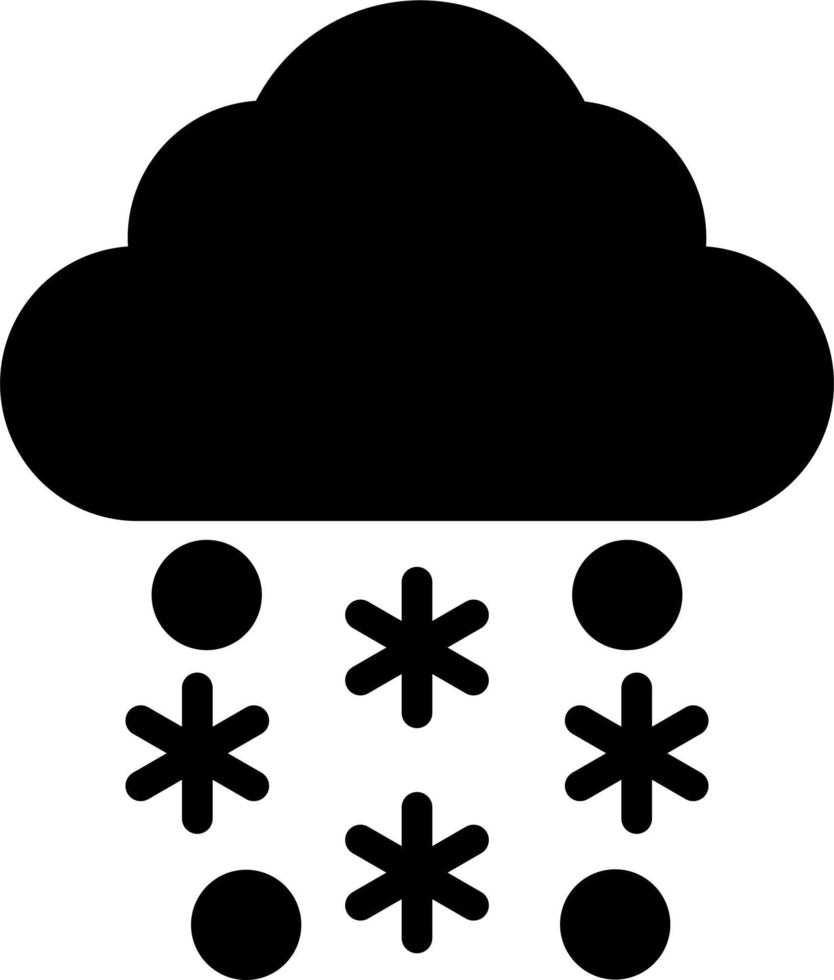 sneeuwval vector icoon