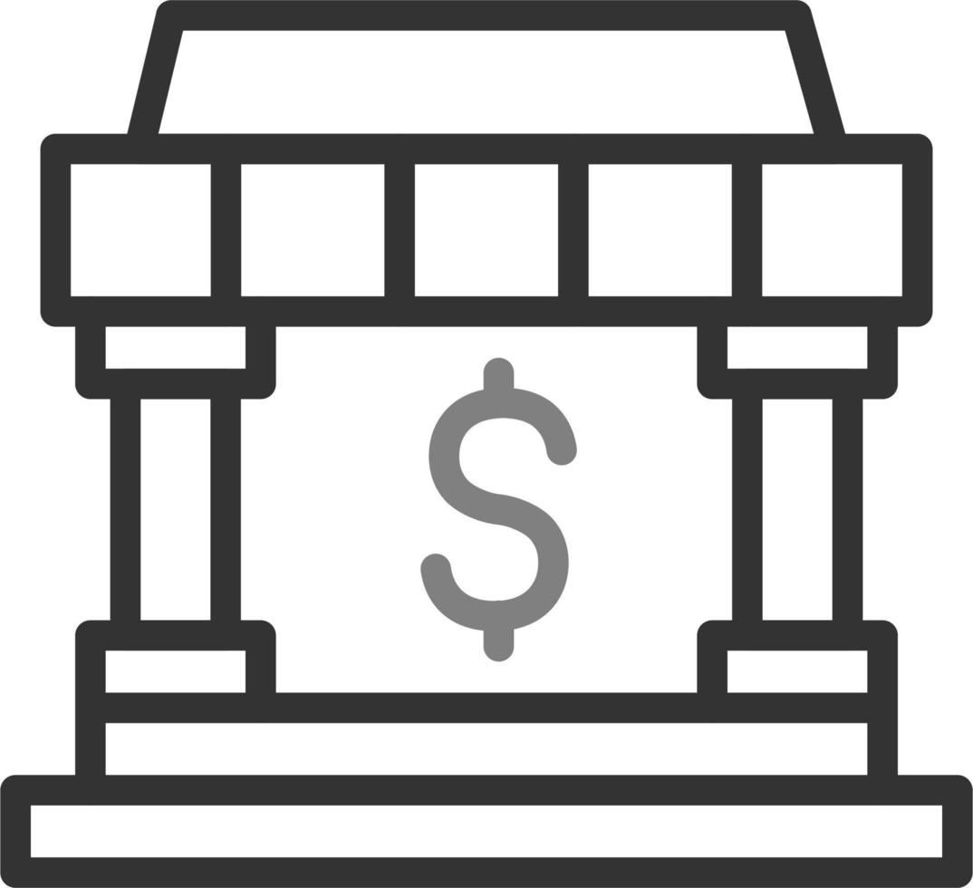 bank vector pictogram